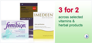 3 for 2 across selected vitamin & herbal products